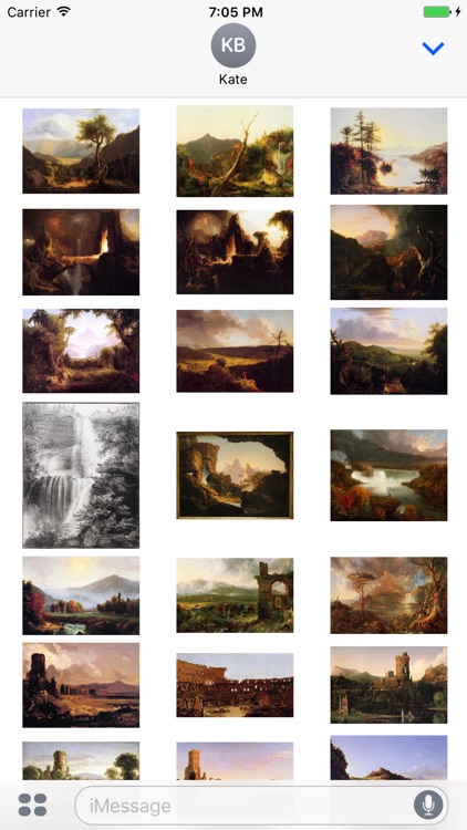 Thomas Cole Artworks Stickers