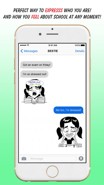Emoji School Girl - Emoticons- Texting-messaging