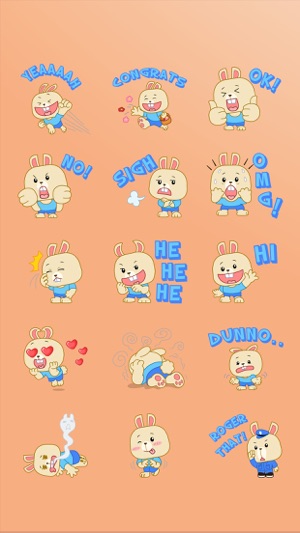 LIttle Bunny Sticker(圖3)-速報App