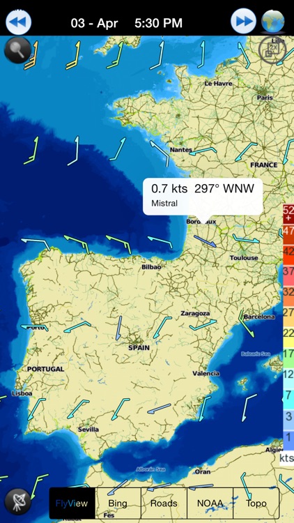 Wind NOAA forecast for windguru addicted people screenshot-3