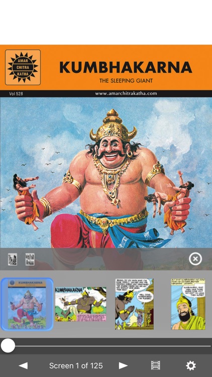 Kumbhakarna - Ravana's brother - Amar Chitra Katha