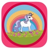 Free Coloring Book Game Pony Unicorn Version