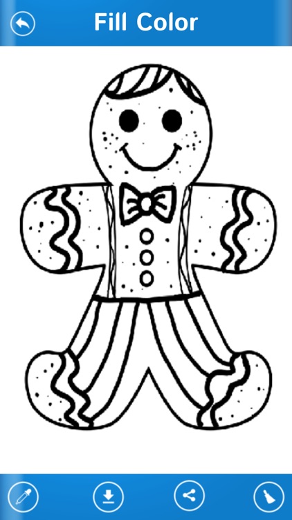 Santa And Christmas Coloring Book Game For Kids