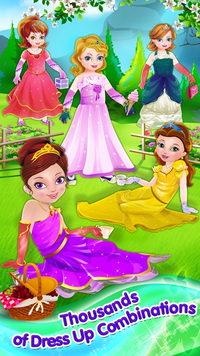 Tiny Princess Thumbelina - Photo Fun, Dress Up, Makeup & Card Maker Game Screenshot 3