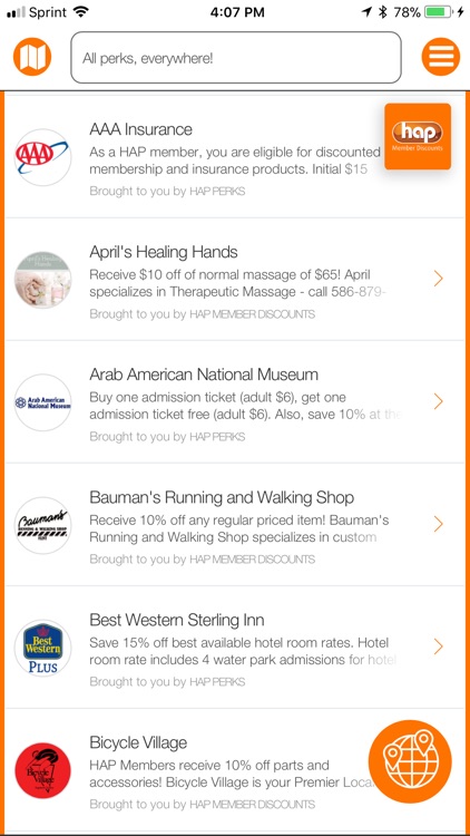 HAP Member Discounts