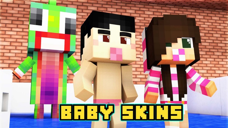 New BABY SKINS FREE For Minecraft PE Pocket & PC