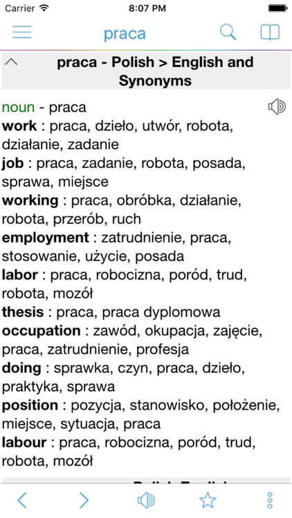 Polish Dictionary - Dict Box