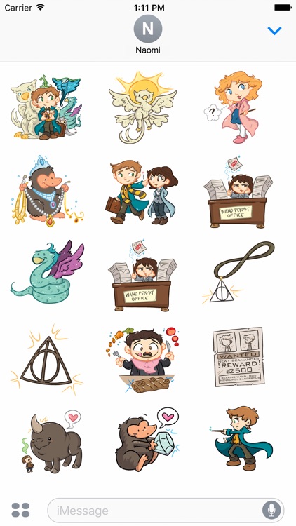 FANTASTIC BEASTS AND WHERE TO FIND THEM STICKERS