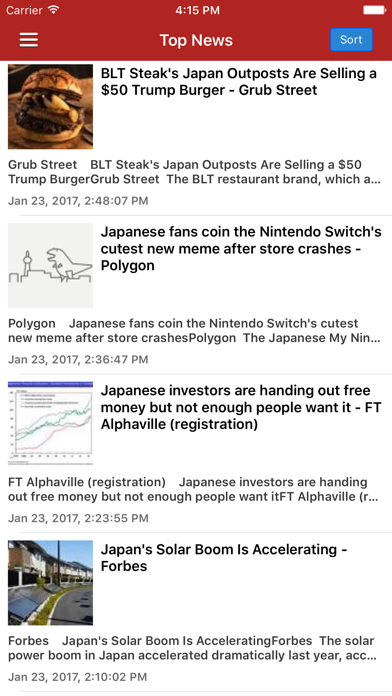 Japanese News in English screenshot1