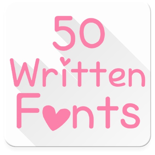 Font for FlipFonts 50 Writtens