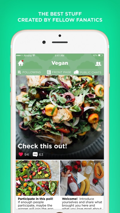 Amino: Communities and Groups