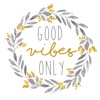 Good Vibes Watercolor Messages Stickers