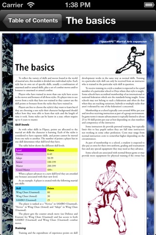 FSpace Roleplaying Martial Arts v1.1 screenshot 2