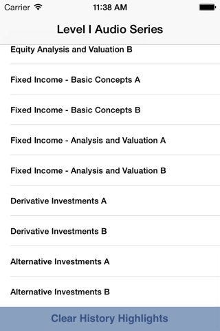 L1 CFA® Exam Audio Series screenshot 4