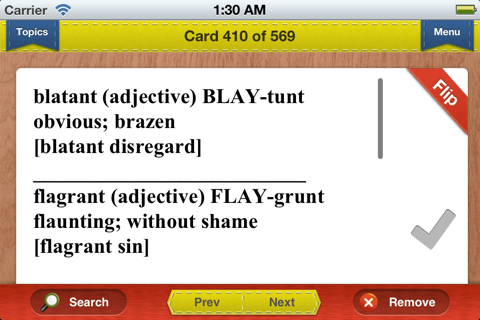 COMPASS Prep Verbal Flashcards Exambusters screenshot 4