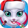 Christmas Kitty Spa Salon - Cat Beauty Care Salon