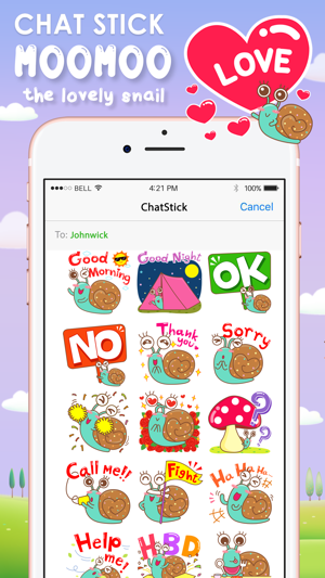 MOOMOO สติกเกอร์ สำหรับ iMessage(圖1)-速報App
