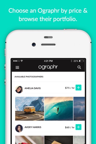 Ographr - Book a Photographer screenshot 3