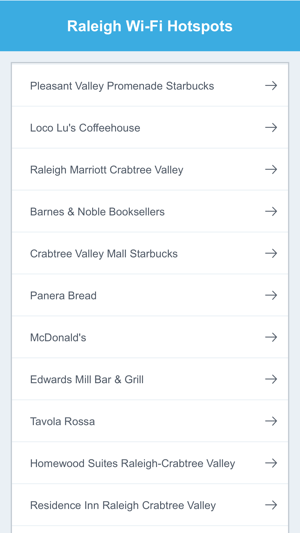 Raleigh Wi-Fi Hotspots(圖2)-速報App