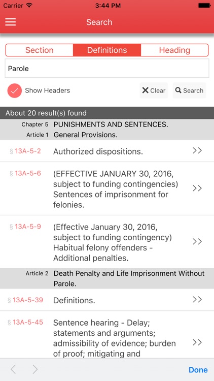 Alabama Criminal Code and Criminal Procedure screenshot-3