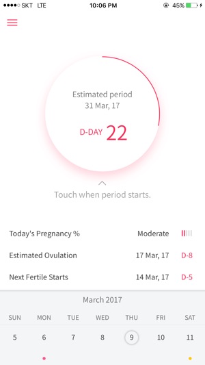 Me! - Menstrual Calendar(圖1)-速報App