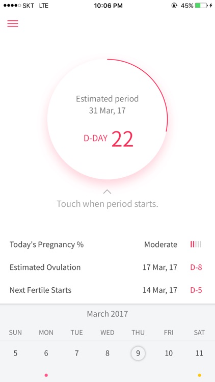 Me! - Menstrual Calendar