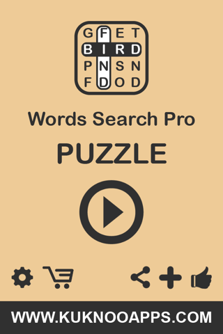 Word Search Pro words finder Puzzle screenshot 2