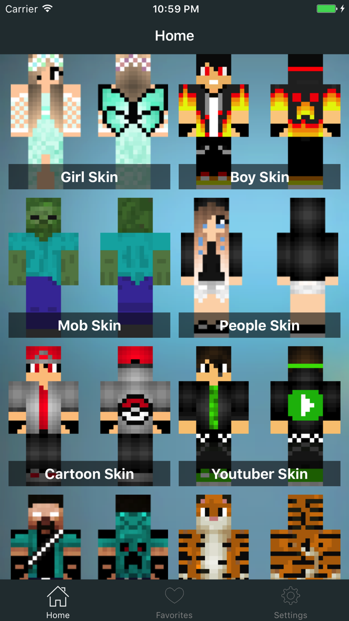 New Skins for Minecraft PE and PC