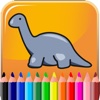 Kids Learning Dinosaur Coloring Pages Version