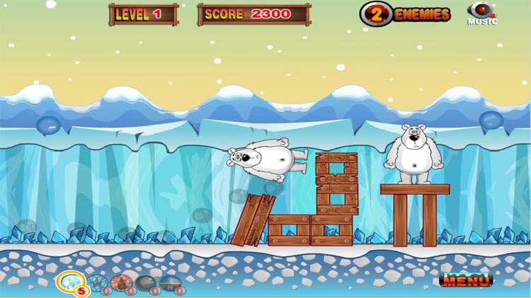 Supre penguin attack - free games