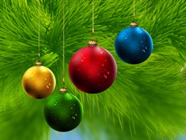 Enjoy this beautiful set of Christmas tree ball ornaments stickers to use in your iMessages