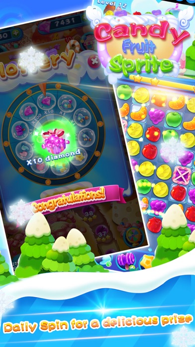 CANDY FRUIT SPRITE - MATCH 3 1.8.0 IOS GAME GIẢI TRÍ CANDY FRUIT SPRITE - MATCH 3 1.8.0 IOS