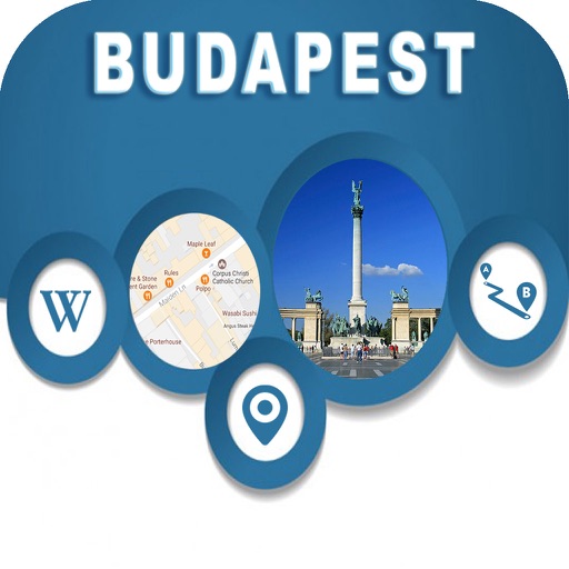 Budapest Hungary Offline Map Navigation GUIDE