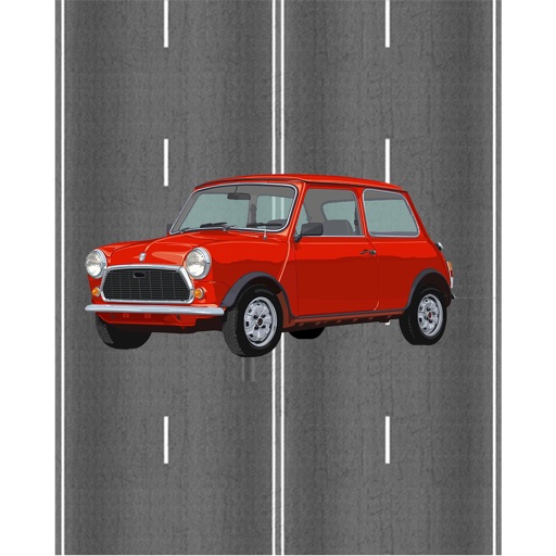 Mini car racing-car racing game icon