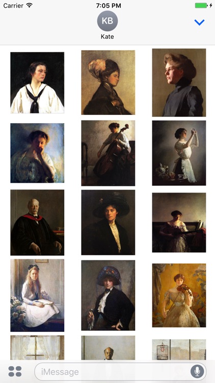 Joseph Decamp Artworks Stickers
