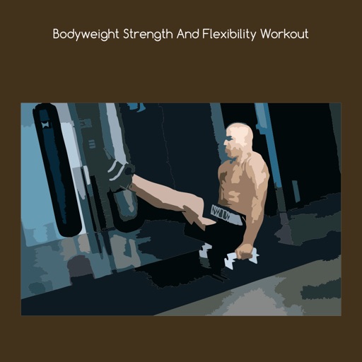 Bodyweight strength and flexibility workout icon