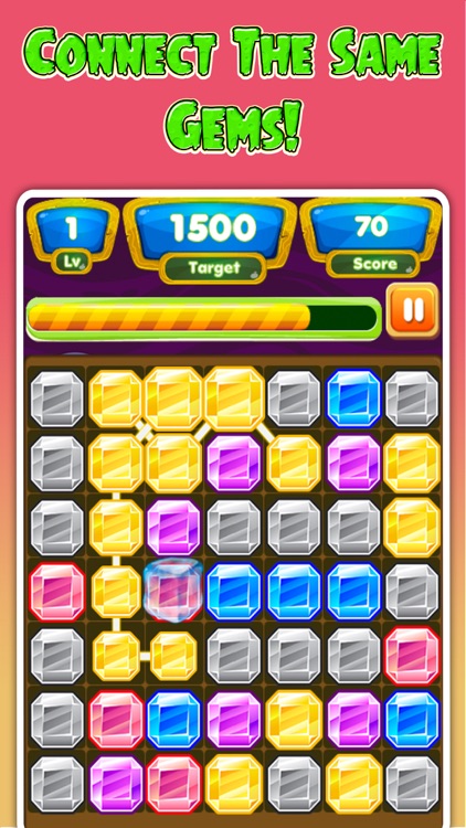 Gems Adventure - Connect Gems Dash Puzzle