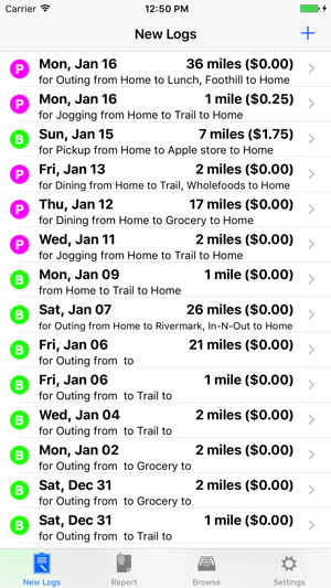 Milog - mileage log tracker(圖1)-速報App