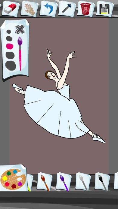How to cancel & delete Ballet Coloring Book from iphone & ipad 4