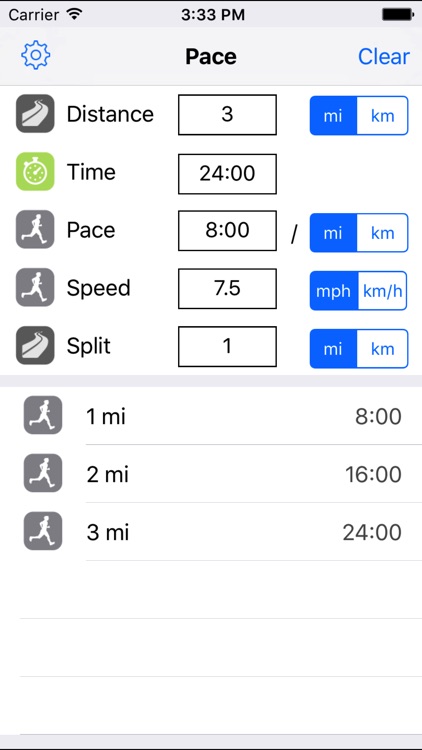 Running Pace