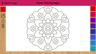 How to cancel & delete Flower Coloring Pages - Mandala Flower from iphone & ipad 3