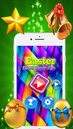 復活節彩蛋兔子相配的比賽對於家人和朋友 Easter Eggs Bunny Puzzle Game(圖4)-速報App