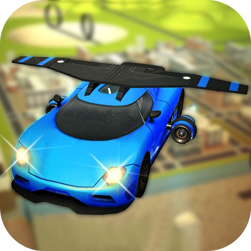 Crazy Car Flying Stunt : Real Air-Craft Jet Drive iOS App