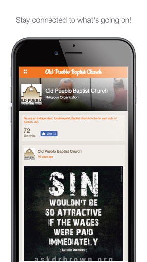 Old Pueblo Baptist Church AZ(圖2)-速報App