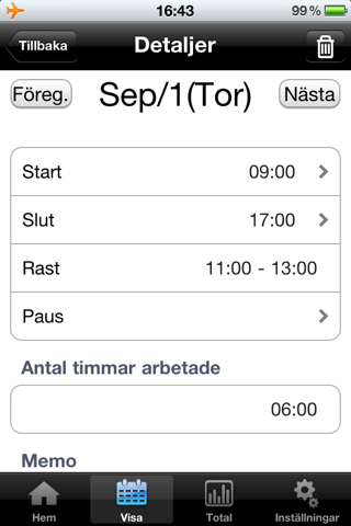 TimeSheet - IS - screenshot 4