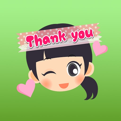 Iesha The Lovely Student Girl Stickers iOS App