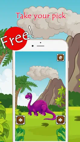 Game screenshot Dinosaur Coloring Book Paint Games For Kids Free apk