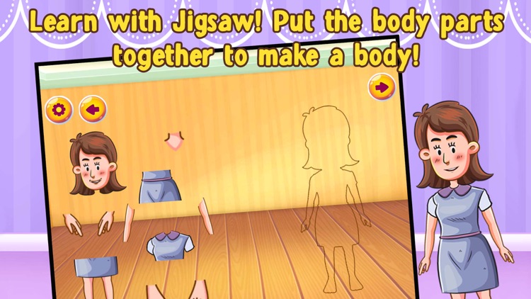 Learning Human Body Parts For Kids