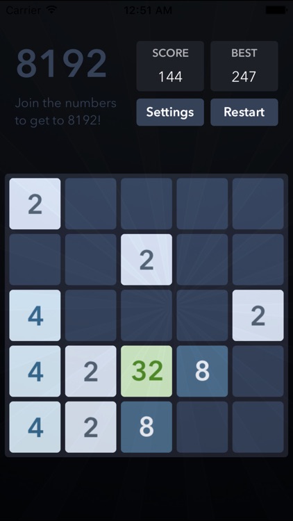 2048 - with night mode