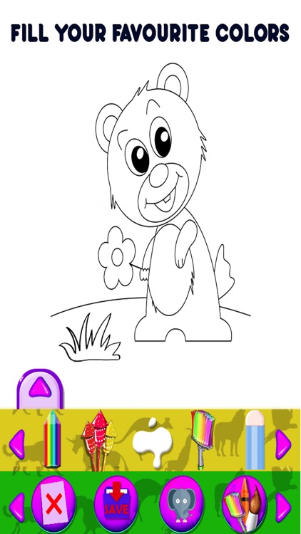 Pro Animal Kids Coloring Book